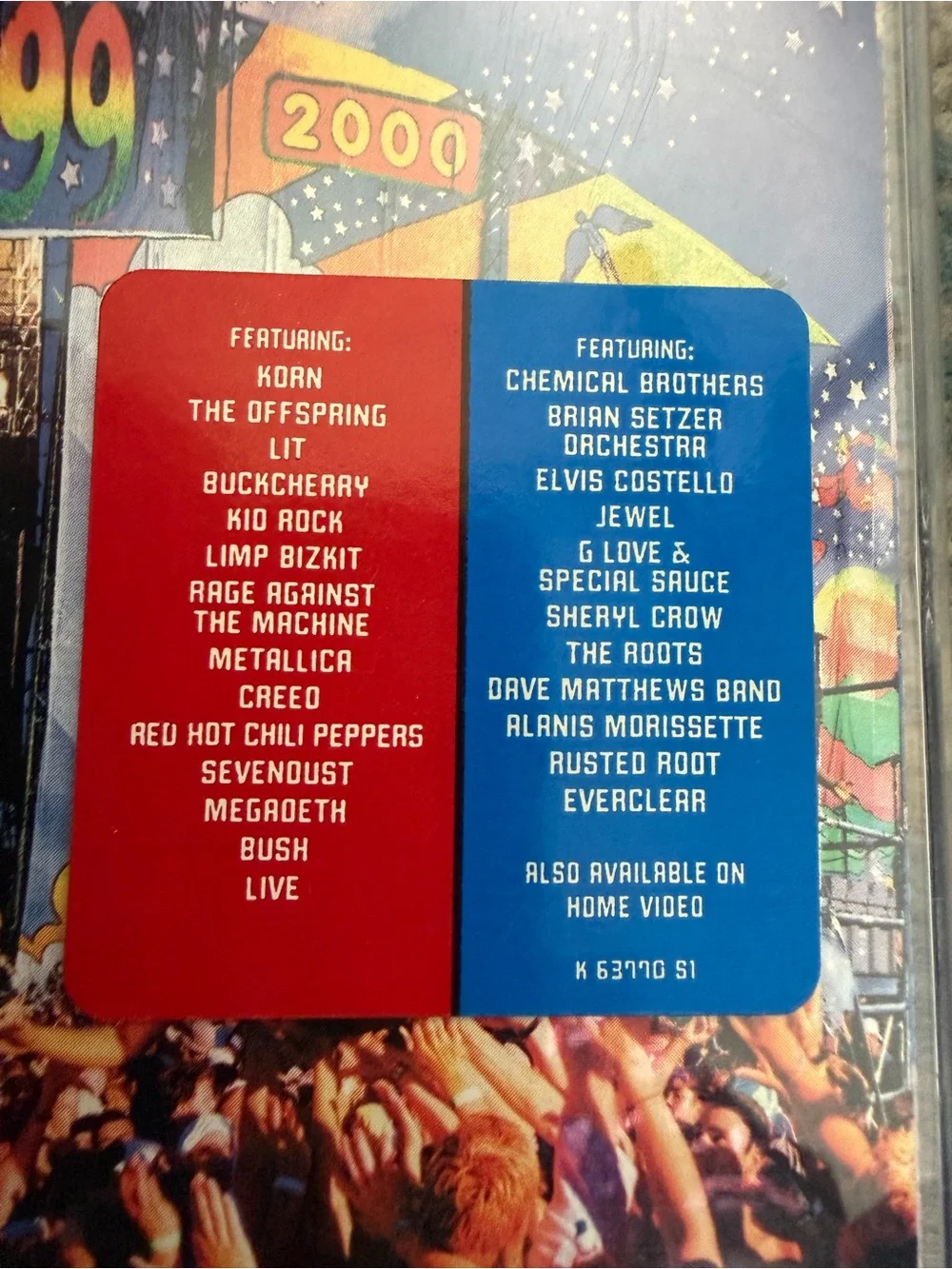 Sony Woodstock 99 Concert Compilation 2-CD Set